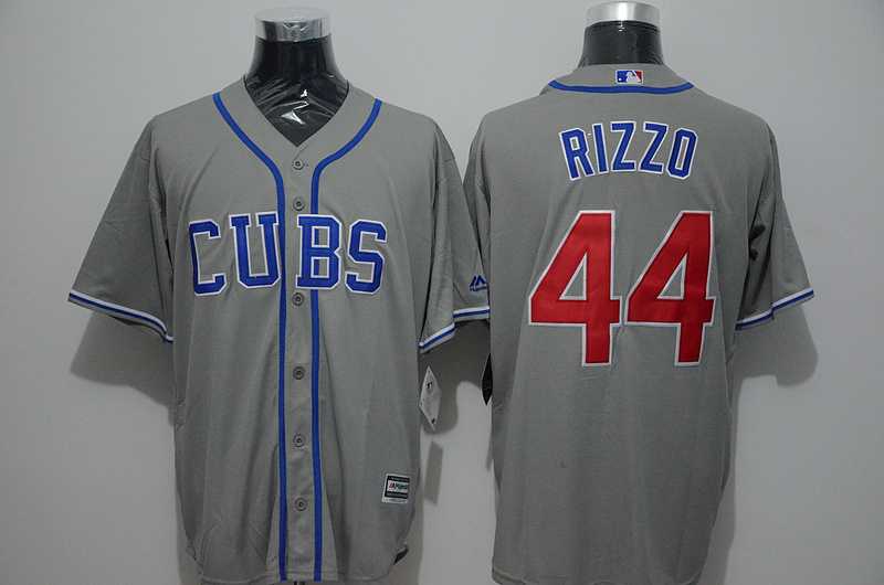Chicago Cubs #44 Anthony Rizzo Gray Alternate New Cool Base Stitched Baseball Jersey,We sell and wholesale Chicago Cubs #44 Anthony Rizzo Gray Alternate New Cool Base Stitched Baseball Jersey on line form chian!